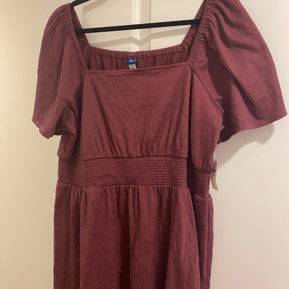 Waist-Defined Flutter-Sleeve Mini Dress - Picture 4 of 4